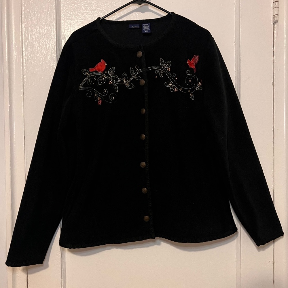 Vintage Basic Editions Button-Up Sweater - image 1